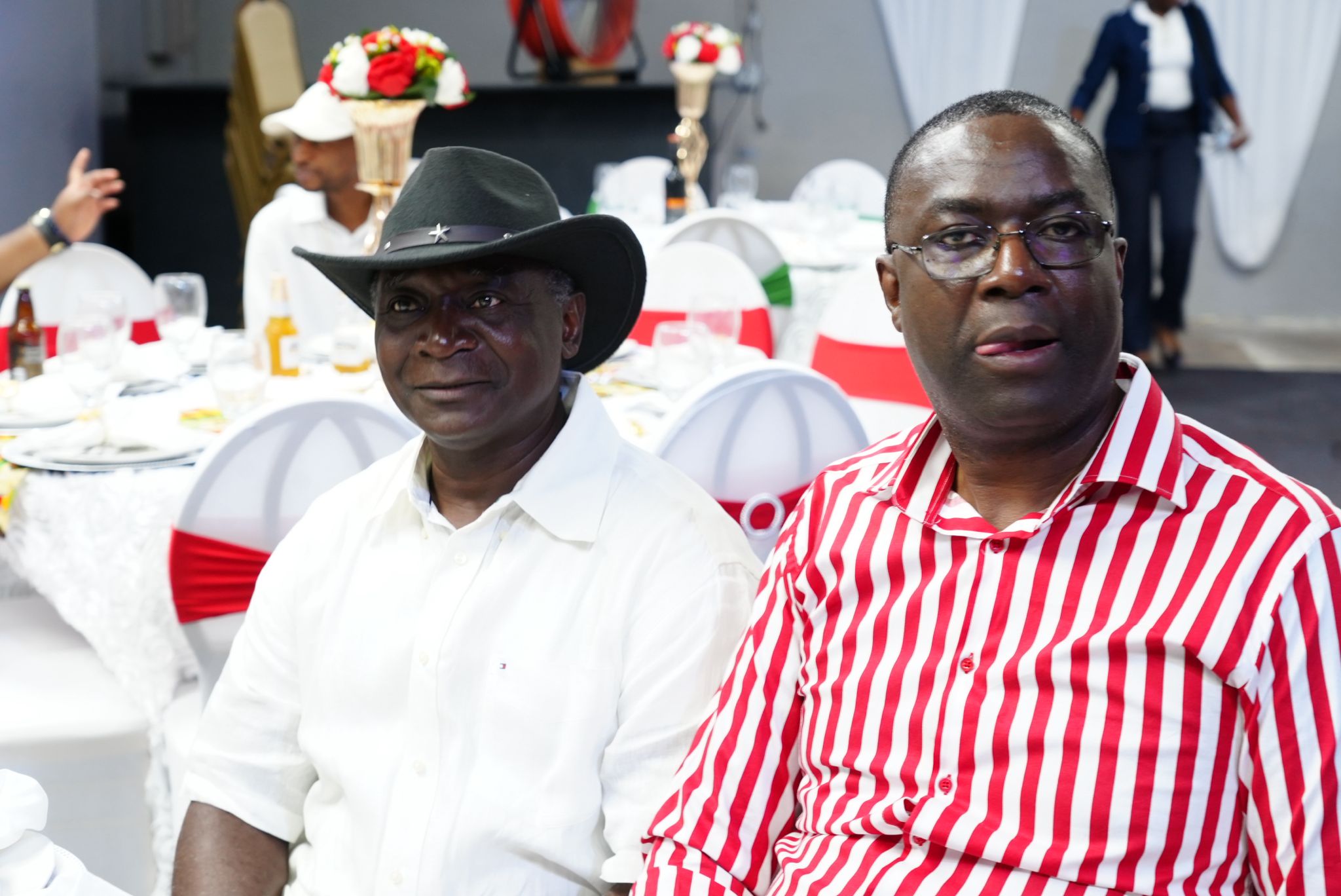 Group photo of Congolese community members at Independence Day celebration